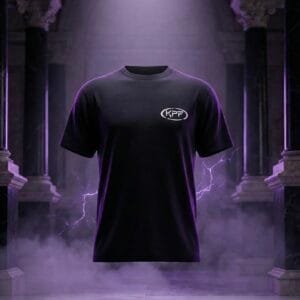 T-shirt noir KPF