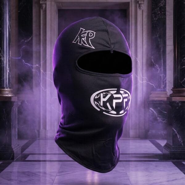 Accueil 3 Cagoule noire logo KPF Vision brodé streetwear